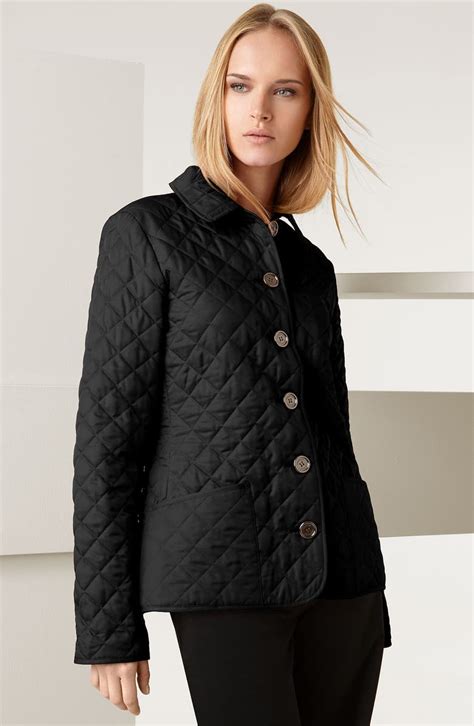 quilted jacket womens burberry|Burberry quilted jacket Nordstrom.